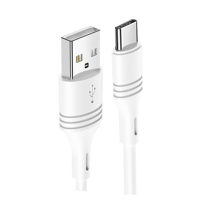کابل تبدیل USB به USB-C بروفون مدل BX43 طول 1 متر